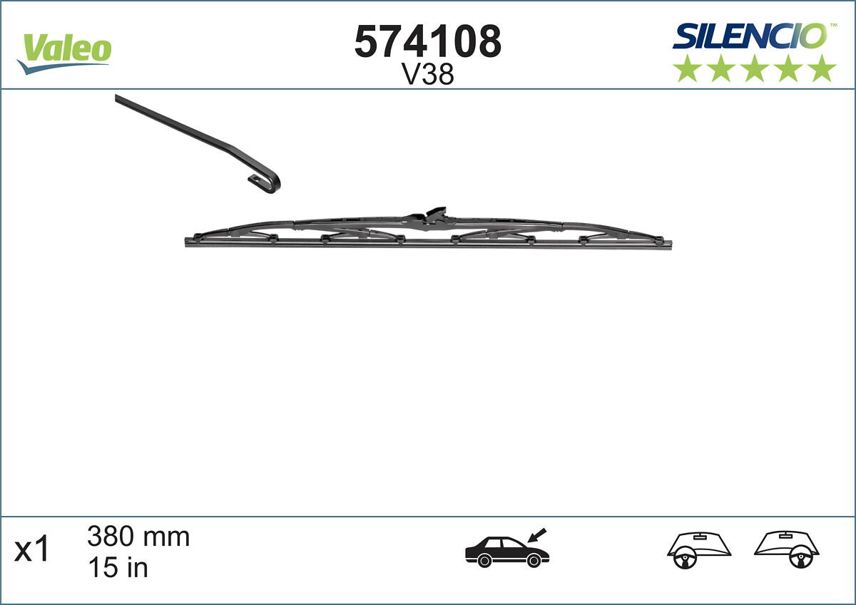 Lamela stergator VALEO 574108
